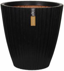 Capi Europe Urban Tube KBLT801 fekete kúpos váza 40 x 40 cm KBLT801