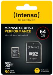 Intenso Performance microSDXC 64GB C10/UHS-I/U1 (3424490)