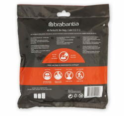 Brabantia PerfectFit szemeteszsák - 2-3 L (V) - 40 db - White