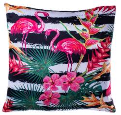 4-Home Față de pernă Flamingo flori, 40 x 40 cm Lenjerie de pat