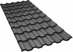 BILKA Tigla metalica BILKA model Iberic Grande Mat Ral 9005 Negru 0.50mm (4317)