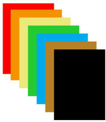 Színes papír, A4, 80 g, 6x15+10 lap, vegyes színek (ISKE189) (ISKE189)