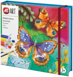 As Art Box As Art Acuarela Fluturi (1038-21053) Carte de colorat