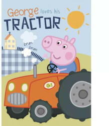 Peppa malac Tractor polár takaró 100x140cm (BRM006997) - oliviashop