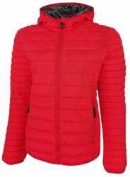 Dressa Sport steppelt női könnyű tokba hajtható kapucnis dzseki - piros