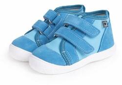 Michal Ševela - VELA SHOES Teniși pentru copii din piele cu velcro Kuku albastră mărimi copii 20 (15-00602-20)