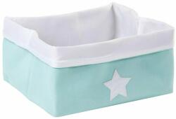 Childhome Cos depozitare panza Childhome 40x30x20 cm, Menta (CH-CCCB30MW) - babyneeds