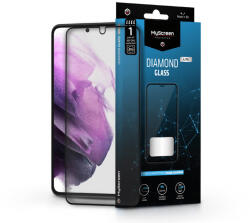 Samsung G996F Galaxy S21+ edzett üveg képernyővédő fólia - MyScreen Protector Diamond Glass Lite Edge2.5D - fekete