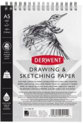 Derwent Caiet pentru schite si desen, A5, cu spira, 30 coli, 165 gsm, hartie alba Derwent Professional 2300140 (2300140)