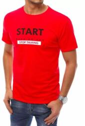  Dstreet Férfi póló START piros felirattal rx4736 XXL