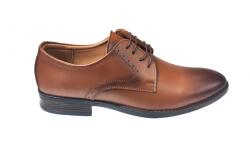 Lucianis style Pantofi barbati casual din piele naturala maro - 101TGMCON (101TGMCON)