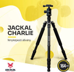 Jackal Charlie fényképező állvány, tripod 164cm