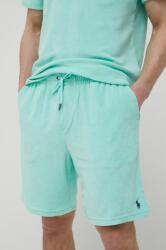 Ralph Lauren rövid pizsama zöld, férfi, sima - zöld M - answear - 27 990 Ft