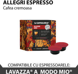 La Capsuleria Cafea Allegri Mio, 16 capsule compatibile Lavazza a Modo Mio , La Capsuleria (CA02)