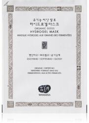 WHAMISA Organic Seeds Hydrogel Facial Mask mască intensă cu hidrogel nutritie si hidratare 33 g Masca de fata