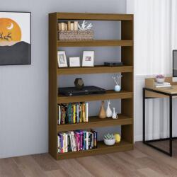 vidaXL Bibliotecă/Separator cameră maro miere 100x30x167, 5 cm pin masiv (808226) Biblioteca