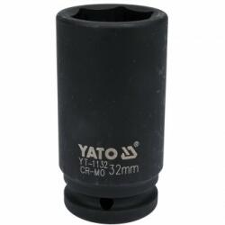 TOYA Cheie tubulara hexagonala adanca de impact Yato YT-1132, dimensiune 32 mm, 3/4", Cr-Mo