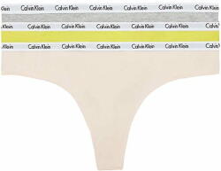 Calvin Klein 3 PACK - női tanga alsó PLUS SIZE QD3800E-13X (Méret XL)