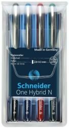 Schneider ROLLER SCHNEIDER ONE HYBRYD N 0, 3 MM, 4 culori/set (rog057)