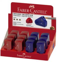Faber-Castell Ascutitoare Plastic Simpla Sleeve-Mini Rosie/Albastra Faber-Castell (FC182711) - officeclass