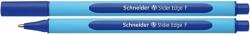 Schneider Pix SCHNEIDER Slider Edge F, rubber grip, varf fin - scriere albastra (S-152003) - officeclass