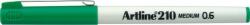 Artline Liner ARTLINE 210, varf fetru 0.6mm - verde (EK-210-GR) - officeclass