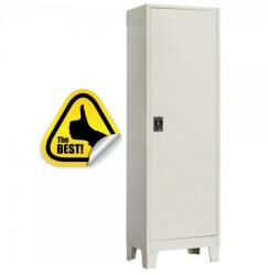 Plus Mobilier Fiset metalic Premium Asamblat 4 rafturi A60 cu picioare, 600x400x1920 mm (LxlxH), 50 kg/polita, inchidere 3 puncte, PLUS gri Fiset metalic 1 4 50 kg Da 600x400x1920 (61003958) Dulap arhivare