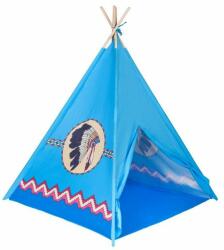 PlayTo Cort pentru copii PlayTo Teepee Indian Albastru mic (34156) - ookee