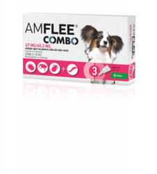 FYPRYST AMFLEE COMBO DOG talie mica 67mg - S (2-10 kg) x 3 pipete