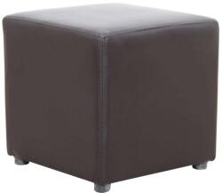 Mobikon Taburet piele textila maro Niki 36x36x36 cm (0000208696)