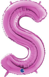 Grabo Balon folie litera S Roz 66 cm - articole-petreceri - 19,99 RON