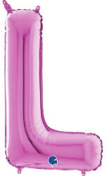 Grabo Balon folie litera L Roz 66 cm - articole-petreceri - 19,99 RON