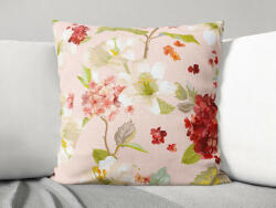 Goldea față de pernă decorativă loneta - flori de primăvară 50 x 50 cm