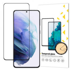 MG Full Glue Super Tough sticla temperata pentru Samsung Galaxy S21 5G, Negru