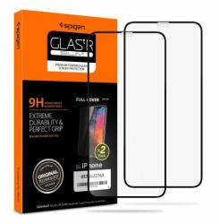 Spigen Full Cover Tr Slim 2-pack sticla temperata pentru iPhone 11 Pro / XS / X, negru (057GL23120)