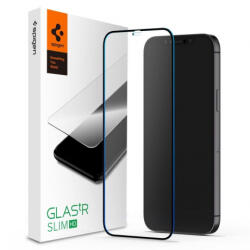 Spigen Glas. Tr Slim Full Cover sticla temperata pentru iPhone 12 / 12 Pro, Negru (AGL01512)