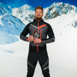 Northfinder Jacheta skitouring barbati PERTEX® QUANTUM Polartec® AlphaDirect 2.5L SOLISKO blackgrey (106943-382-102)