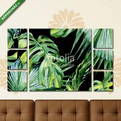 Többrészes Vászonkép, Premium Kollekció: Trópusi pálma levelek(135x80 cm, W01)