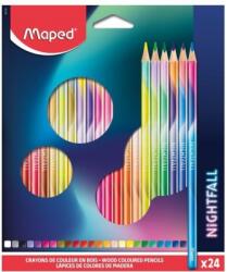 Maped Creioane colorate Nightfall 24 culori/set Maped 831702