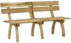 vidaXL Bancă de grădină, 160 cm, lemn de pin tratat (318401)