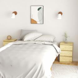 vidaXL Noptiere, 2 buc, 40x29, 5x64 cm, lemn masiv de pin (808084)