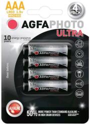 AgfaPhoto Ultra Alkáli ceruza elem AAA 4db/bliszter (APUAAA)