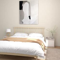 vidaXL Noptiere, 2 buc. , alb, 40x30, 5x40 cm, lemn masiv de pin (808116)
