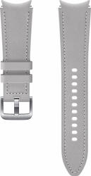 Samsung Curea Samsung Hybrid Leather Band ET-SHR89LSEGEU 20mm M-L pentru Samsung Galaxy Watch 4 Classic Silver (et-shr89lsegeu)
