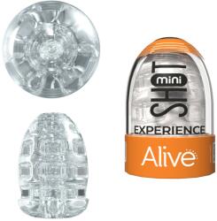 Alive Shot mini maszturbátor, semleges nyílással (áttetsző) - szeresdmagad