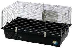 Ferplast Rabbit 100 nyúlketrec tartozékokkal fekete (57052370F) - koi-farm