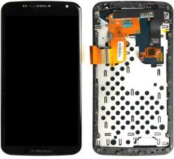 Motorola NBA001LCD002738 Motorola Nexus 6 fekete OEM LCD kijelző érintővel kerettel előlap (NBA001LCD002738)