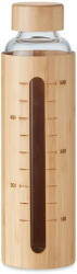 EVERESTUS Sticla de apa sport, Everestus, 22FEB1342, 600 ml, Ø7x24.5 cm, Sticla, Bambus, Natur (EVE01-MO6367-40)