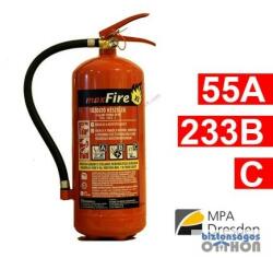 maxFire 6 kg-os porral oltó ABC tüzekre 55A 233B C maximális teljesítmény - maxFire - 12 kg-os helyett (OTVSZ_6kgABCt5A233BC)