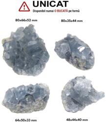 Celestit Cristal Natural Brut - 48-80 x 35-66 x 33-52 mm - ( XXL ) - 1 Buc